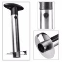 Ver imagem 2 de Descascador Cortador e Fatiador de Abacaxi 100% Aço Inox Premium Marca: Remover Knife®
