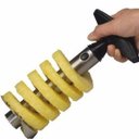 Ver imagem 1 de Descascador Cortador e Fatiador de Abacaxi 100% Aço Inox Premium Marca: Remover Knife®