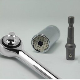 Gator Grip Official Kit +Soquete 7/19Mm e Catraca Aço Carb+Adapt P/Parafusadeira Duraflex - 5