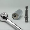 Gator Grip Official Kit +Soquete 7/19Mm e Catraca Aço Carb+Adapt P/Parafusadeira Duraflex - 5
