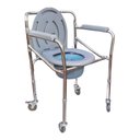 Ver imagem 1 de Cadeira 4 Rodas para Banho Dobrável - Supermedy