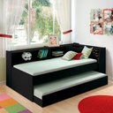 Ver imagem 1 de Bicama Cama de Solteiro com Auxiliar e Estante Lateral para Colchão 78cm
