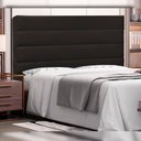 Ver imagem 5 de Cabeceira Decorativa King Size 1,95M Guess PU Marrom - Gran Belo