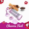 Kit Para Churros Goumert Máquina+Saco Confeitaria+6 Bicos - 9
