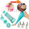 Kit Para Churros Goumert Máquina+Saco Confeitaria+6 Bicos - 10