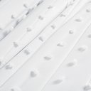 Ver imagem 4 de Kit Cobre Leito Colcha Alexa Pompom Casal Padrão Dupla Face Micropercal 3 Peças - Branco