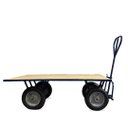 Ver imagem 2 de Carro Plataforma com Tampo em Madeira 450kg C-128-m