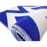 Tapete Saturs Chevron Azul 150 x 400cm Tapete para Sala e Quarto - 3