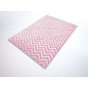 Ver imagem 1 de Tapete Saturs Chevron Rosa 60 x 200cm Tapete para Sala e Quarto