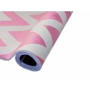 Ver imagem 3 de Tapete Saturs Chevron Rosa 60 x 200cm Tapete para Sala e Quarto