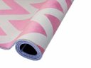 Ver imagem 3 de Tapete Saturs Chevron Rosa 60 x 200cm Tapete para Sala e Quarto