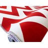 Tapete Saturs Chevron Vermelho 150 x 300cm Tapete para Sala e Quarto - 4