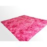 Tapete Saturs Shaggy Pelo Alto Mesclado Rosa - 150 x 200cm Tapete para Sala e Quartos - 1