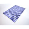 Tapete Saturs Chevron Azul 150 x 200cm Tapete para Sala e Quarto - 2
