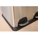 Ver imagem 5 de Lixeira Twins Inox 2 Compartimentos com Amortecedor 30 Litros - Jolitex - 30 Litros