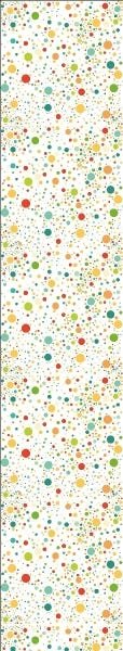 Papel de Parede Adesivo Lavável Bolas de Tintas 3m - 7