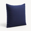 Ver imagem 4 de Kit 4 Almofadas Decorativas 42cm Suede Fofinha Lisa Sofá Cor:azul Marinho