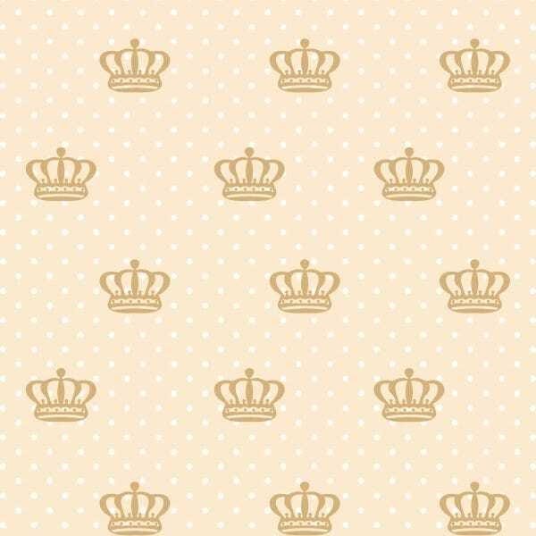 Papel de Parede Adesivo Lavável Coroa do Rei Momo 9m - 1