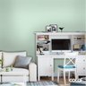 Papel de Parede Lavável Bolas Brancas com Fundo Verde 6m - 2