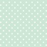 Papel de Parede Lavável Bolas Brancas com Fundo Verde 6m - 1