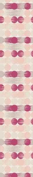 Papel de Parede Lavável Bolas em Tons de Vermelho 9m - 7