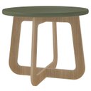 Ver imagem 6 de Mesa Centro Redonda 65cm para Sala Mdf Rexxar Menta/carvalho A09 - Mpozenato