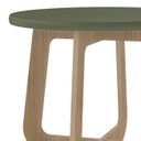 Ver imagem 5 de Mesa Centro Redonda 65cm para Sala Mdf Rexxar Menta/carvalho A09 - Mpozenato