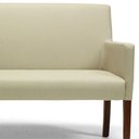 Ver imagem 5 de Namoradeira Decorativa Joy Base Fixa 02 Lugares 140cm Corano Creme - Nexta Casa