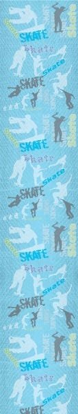 Papel De Parede Adesivo Lavável Skate 3m - 7
