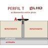 Perfil "t", Aço Inox 304, Escovado - 21x2x1800 Mm - 2