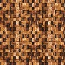 Papel de Parede Adesivo Lavável Cubos de Pinus 15m - 1