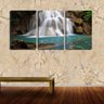 Quadro Decorativo 80x140 peixes perto da cachoeira - 2