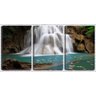 Quadro Decorativo 80x140 peixes perto da cachoeira - 1