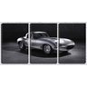 Quadro Decorativo 80x140 antigo carro prata - 1