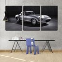 Ver imagem 2 de Quadro Decorativo 80x140 antigo carro prata