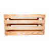 Caixote De Pallet Tamanho 59x33x32 Mogno - 4