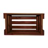 Caixote De Pallet Tamanho 44x25x24 Cor Imbuía - 6