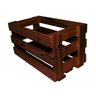 Caixote De Pallet Tamanho 44x25x24 Cor Imbuía - 1
