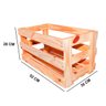 Caixote De Pallet Tamanho 52x30x28 Mogno - 2