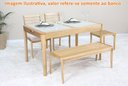 Ver imagem 3 de Banco Izza Amêndoa 3 Lugares 113 Cm - 69326