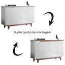 Ver imagem 7 de Buffet Aparador Flow 3 Portas Branco – EJ Móveis