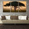 Quadro Decorativo 80x140 copa de árvore e galhos secos - 2