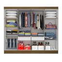 Ver imagem 3 de Guarda Roupa Casal Mariah 8 Portas Boreal - Moveis Arapongas Boreal