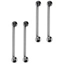 Ver imagem 1 de Barra de Apoio 70cm Aço Inox Kit 4 Unidades Acessibilidade Criança Idoso Gestante Deficiente Banheir