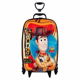 Mochila 3d de Rodinhas Infantil - Toy Story - Xerife Woody - Maxtoy - 2