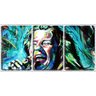 Quadro Decorativo 80x140 janis Joplin no microfone arte - 1