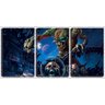Quadro Decorativo 80x140 iron maiden banda - 1
