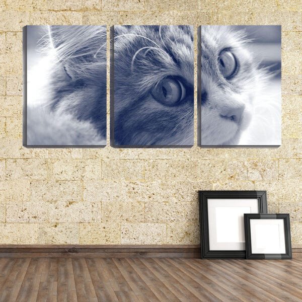 Quadro Decorativo 80x140 pêlos de gato animal - 2