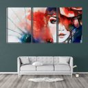 Ver imagem 1 de Quadro Decorativo 80x140 arte mulher painel