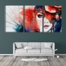 Quadro Decorativo 80x140 arte mulher painel - 1